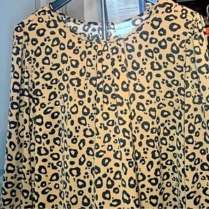 AVA VIV  leopard print dress